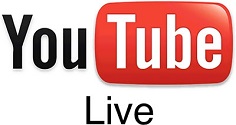 YouTube Live logo.